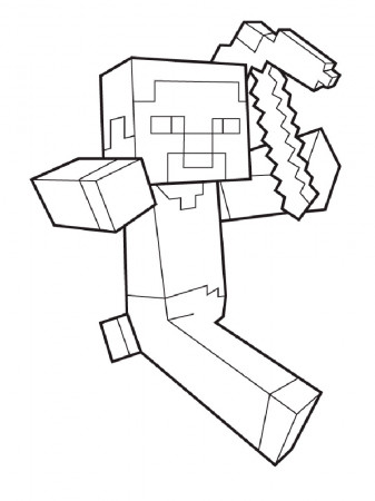 Free Minecraft Steve coloring pages. Download and print Minecraft Steve  coloring pages