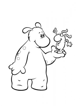Big & Small Coloring Page - Funny Coloring Pages