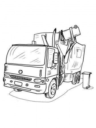 Free Garbage Truck coloring pages. Free Printable Garbage Truck coloring  pages.