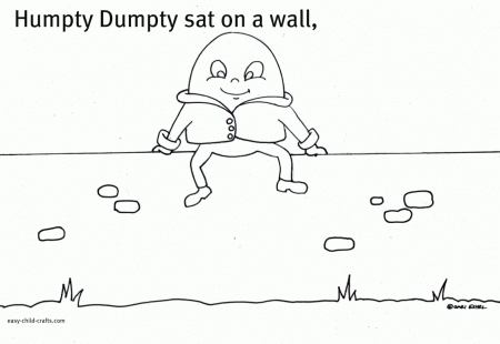 HUMPTY DUMPTY COLORING PICTURES Â« Free Coloring Pages