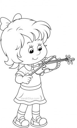 Violin Coloring Pages - Free Printable Coloring Pages at ...