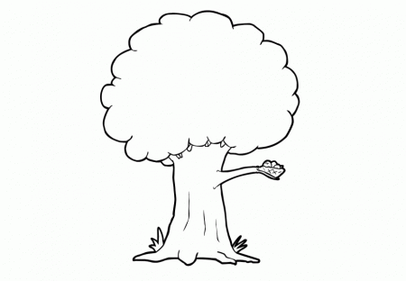 Printable Tree Coloring Pages Kids - Colorine.net | #25291