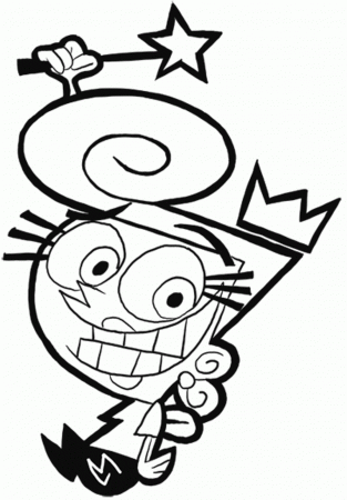 Fairy Odd Parents Cartoon Coloring Pages Wanda Cosmo And Timmy ...