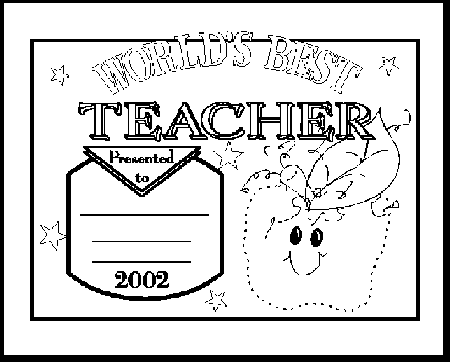 Best Teacher Coloring Pages To Print - Coloring Pages For All Ages
