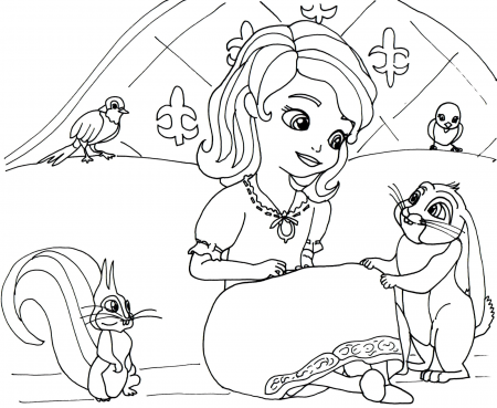 princess sofia coloring pages - High Quality Coloring Pages