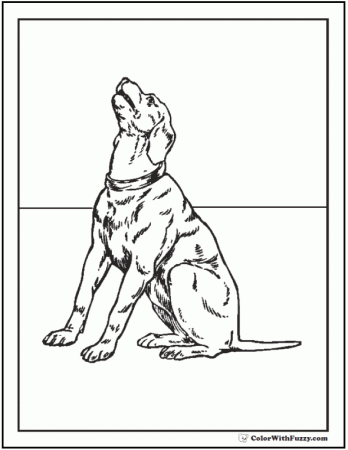 35+ Dog Coloring Pages ✨ Breeds, Bones, And Dog Houses