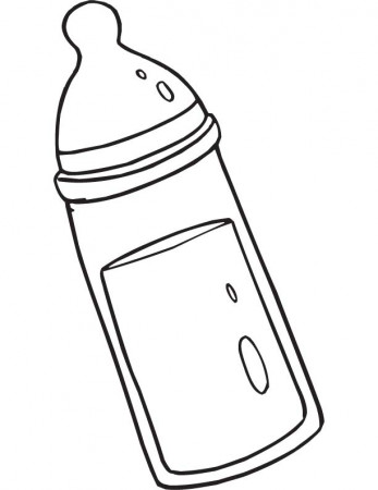 Milk bottle coloring page | Download Free Milk bottle coloring page for  kids | Best Coloring Pages
