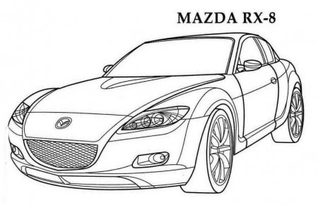 Mazda Coloring Pages to download and print for free