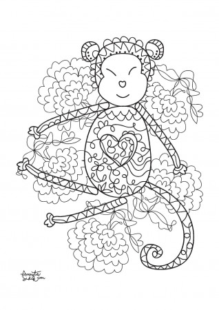 Zen and Anti stress - Coloring Pages for adults