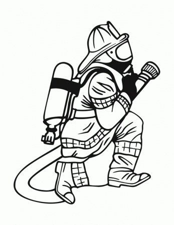Printable Firefighter Coloring Pages | Coloring Me-21851 - Max ...