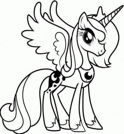 Print Free Printable My Little Pony Coloring Pages For Kids ...