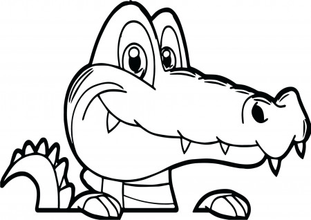Top 30 Tremendous Crocodile Lizard Coloring Pages Print For Kids ...