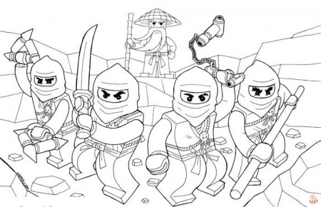 5 Awesome Lego Ninjago Coloring Pages for Kids | November 19, 2022