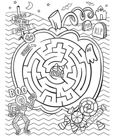 Printable Labyrinth Coloring Pages - Drawing The Kids Word With Coloring  Pages