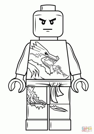 Lego Ninjago Zane coloring page | Free Printable Coloring Pages