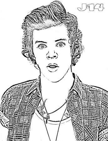 8 Best Images of One Direction Coloring Pages Printable - One ...