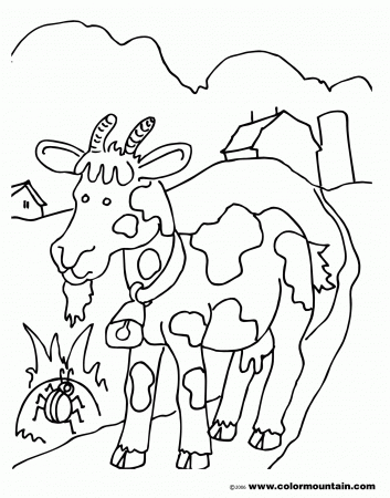 Billy Goat Coloring Page – Coloring Pics