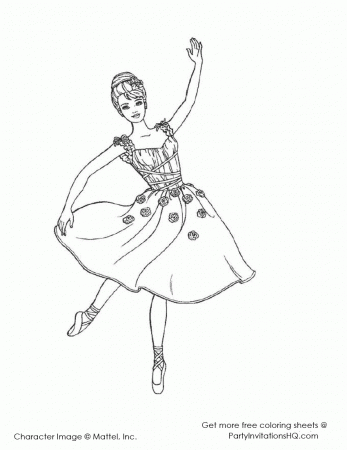 Boy Ballerina Coloring Pages - Coloring Pages For All Ages