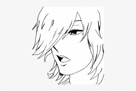 Anime Boy Coloring Page - Anime Drawing Easy Boy - 600x470 PNG Download -  PNGkit