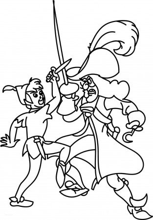 coloring pages : Peter Pan Coloring Pages Luxury Awesome Peter Pan Captain  Hook Fight Coloring Page Peter Pan Coloring Pages ~ peak