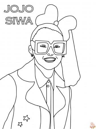 Enjoy a Fun Day in with Jojo Siwa Coloring Pages