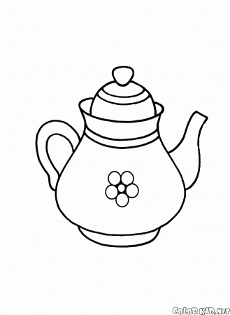 Coloring page - Teapot