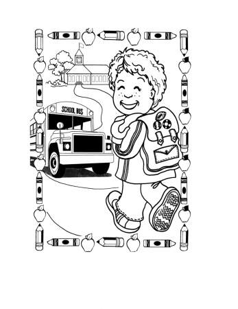 Back To School Coloring Pages For First Grade - Coloring Pages For ...
