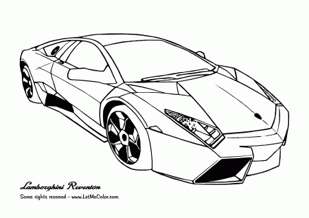 Printable Car Color Pages - High Quality Coloring Pages