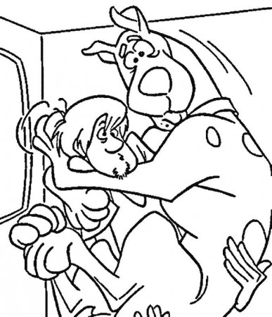 shaggy and scooby doo coloring sheets | Coloring Pages