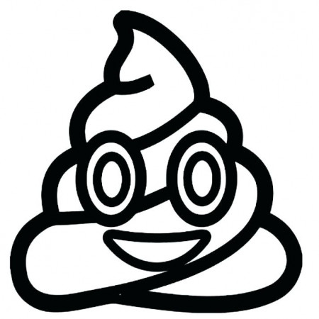 Poop Emoji Coloring Page at GetDrawings.com | Free for ...