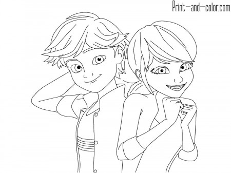 Brilliant Photo of Ladybug And Cat Noir Coloring Pages ...