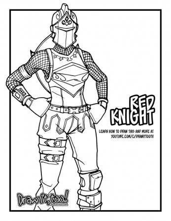 fortnite coloring pages red knight fortnite coloring pages ...