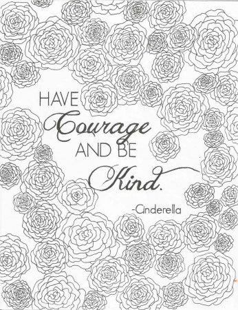 coloring: Be Kind Coloring Page.