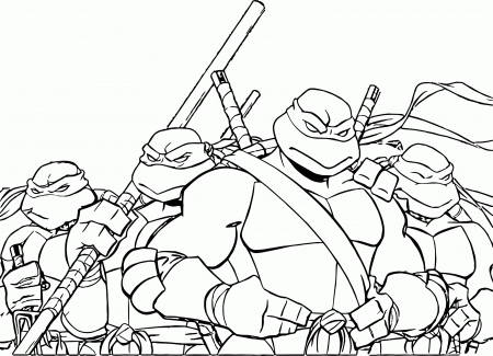 Awesome Ninja Turtle Coloring Pages - Coloring Pages For All Ages