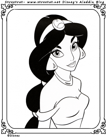 printable jasmine coloring pages | Only Coloring Pages