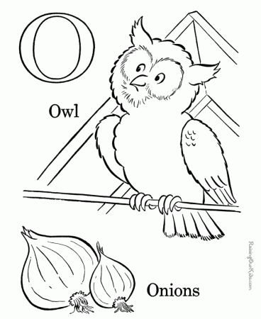 ABC coloring pages, sheets and pictures!