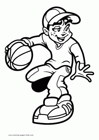 Geography Blog: Basketball Coloring Pages