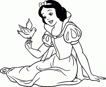 Snow White Coloring Pages Free To Print - Coloring