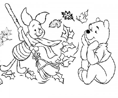 easy preschool fall leaves coloring pages - Printable Kids ...