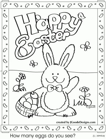 Easter Coloring Pages Free Printable | Free Coloring Pages