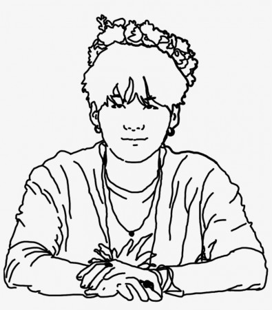 Monie's Baby On Twitter - Bts Suga Coloring Book PNG Image | Transparent  PNG Free Download on SeekPNG