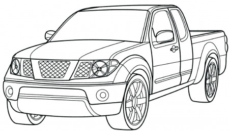 Old Truck Coloring Pages at GetDrawings | Free download