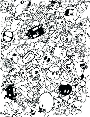 Video Game Coloring Pages Gallery - Whitesbelfast