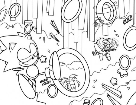 coloring pages : Sonic Tails And Knuckles Coloring Pages Sonic ...