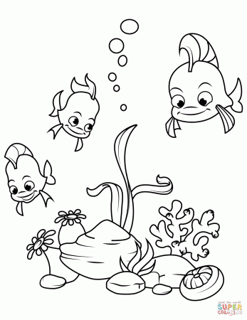 Coral Reef Fish coloring page | Free Printable Coloring Pages