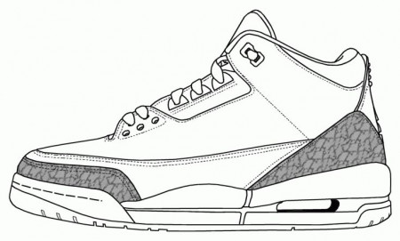 Shos Coloring Page - Coloring Home | Sneakers drawing, Air jordans, Sneakers  sketch