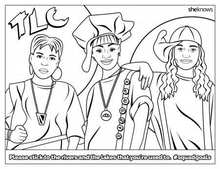 The #SquadGoals Coloring Book Cheers Girl Power | Bustle