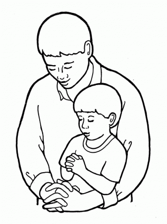 11 Pics of LDS Prayer Coloring Pages - LDS Child Praying Clip Art ...