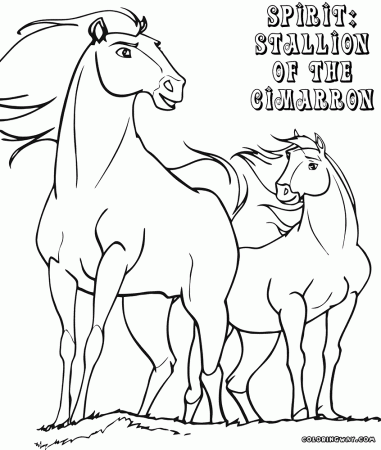 Spirit Stallion Of The Cimarron Coloring Sheets - High Quality ...