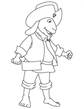 Pirate goat coloring page | Download Free Pirate goat coloring ...